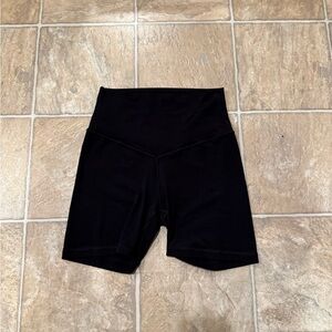Aerie Black High-Waisted Bike Shorts